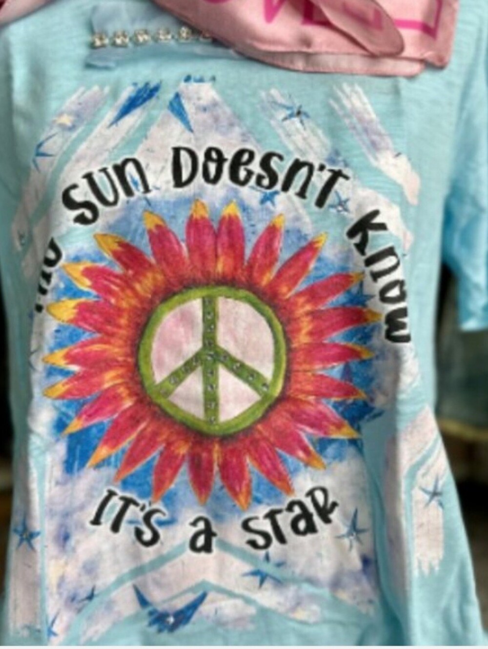 #1639 A Rare Bird The Sun Doesn't Know It's A Star Tattered Tee